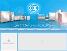 Tablet Screenshot of dapdistribution.fr